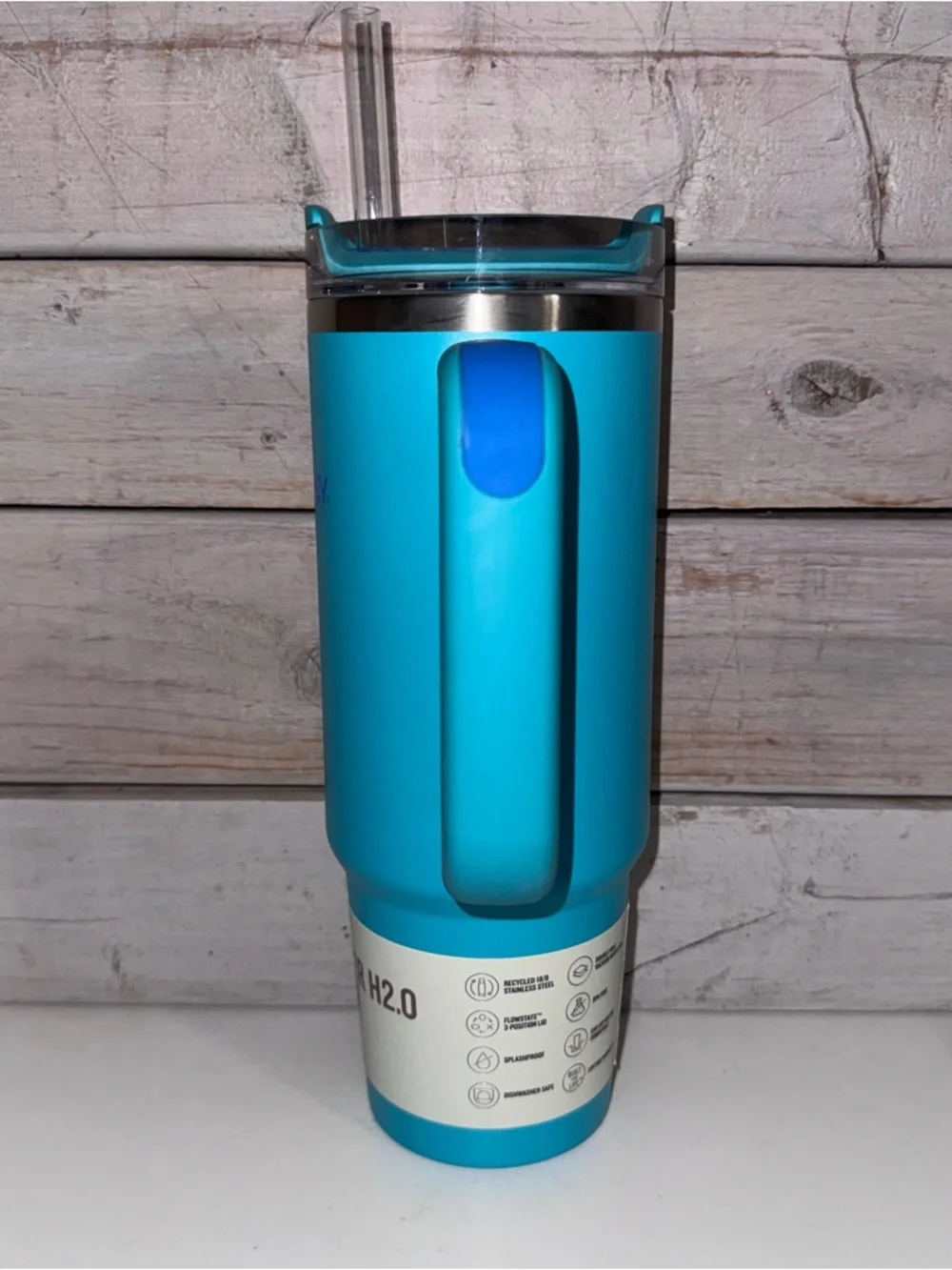 Stanley 30oz Quencher Tumbler - AQUAMARINE - 2024 Target Summer Release NWT - Picture 2 of 9